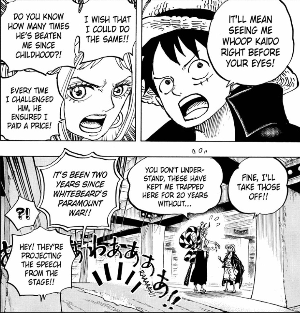 Monkey D Gizem ししし Luffy Wt100 Onepiece985 Yamato Definitely Knows Stuff About The One Piece And Of Course Luffy Is Going To Get It