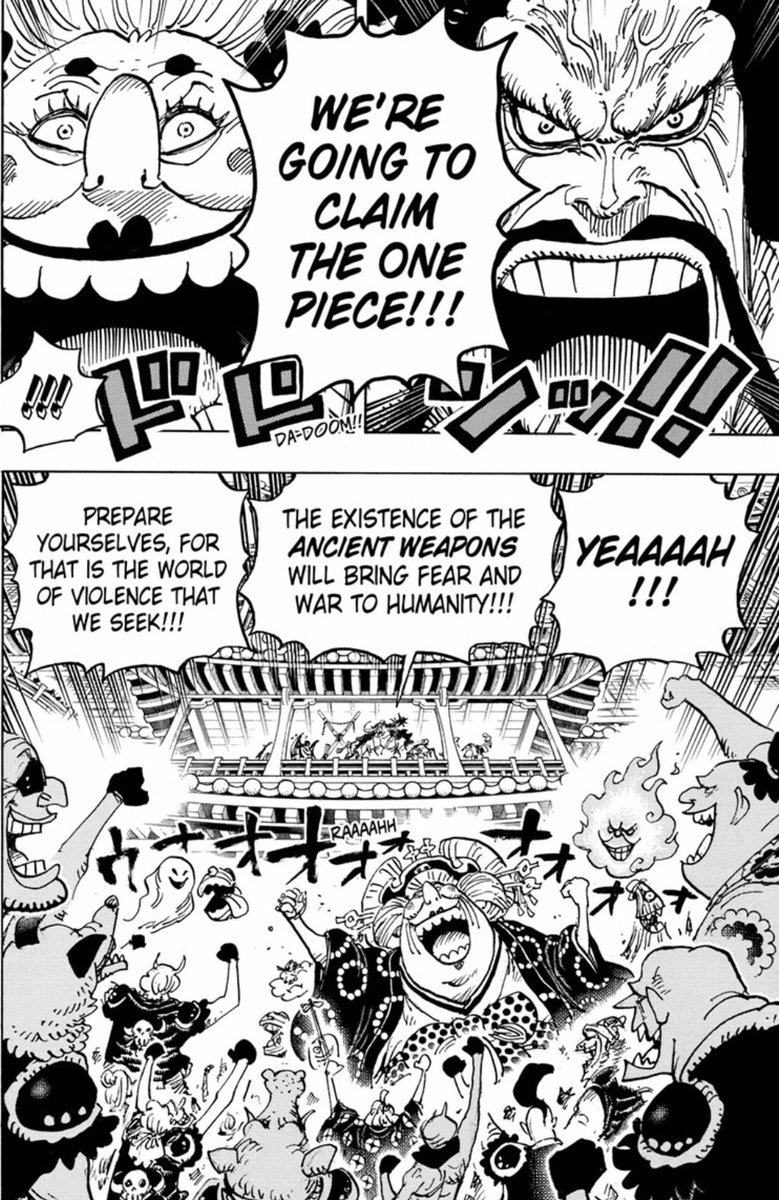 Monkey D Gizem ししし Luffy 1 Wt100 ルフィ Onepiece985 What Makes This Chapter Overwhelming Is The Confirmation Of Plot Points Which Were Hinted At For Years By