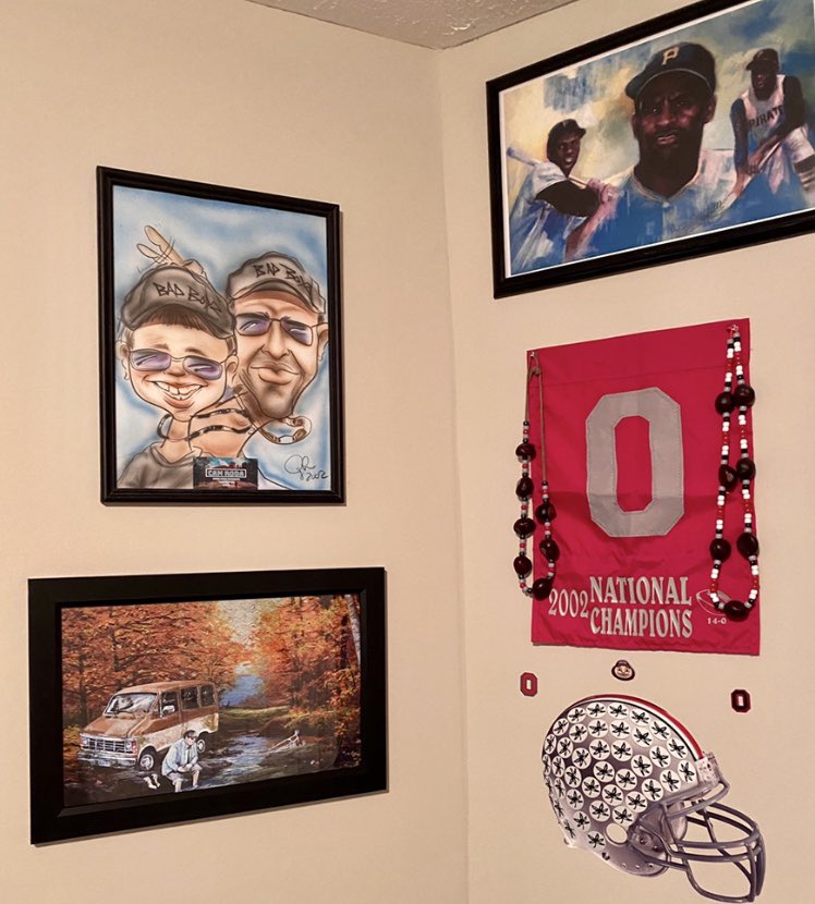 TheKennyRoda's tweet image. Thnx @TheJTurk for the Christmas present, finally got it framed &amp;amp; put up in the office!
#LiveInAVanDownByTheRiver
#MattFoley