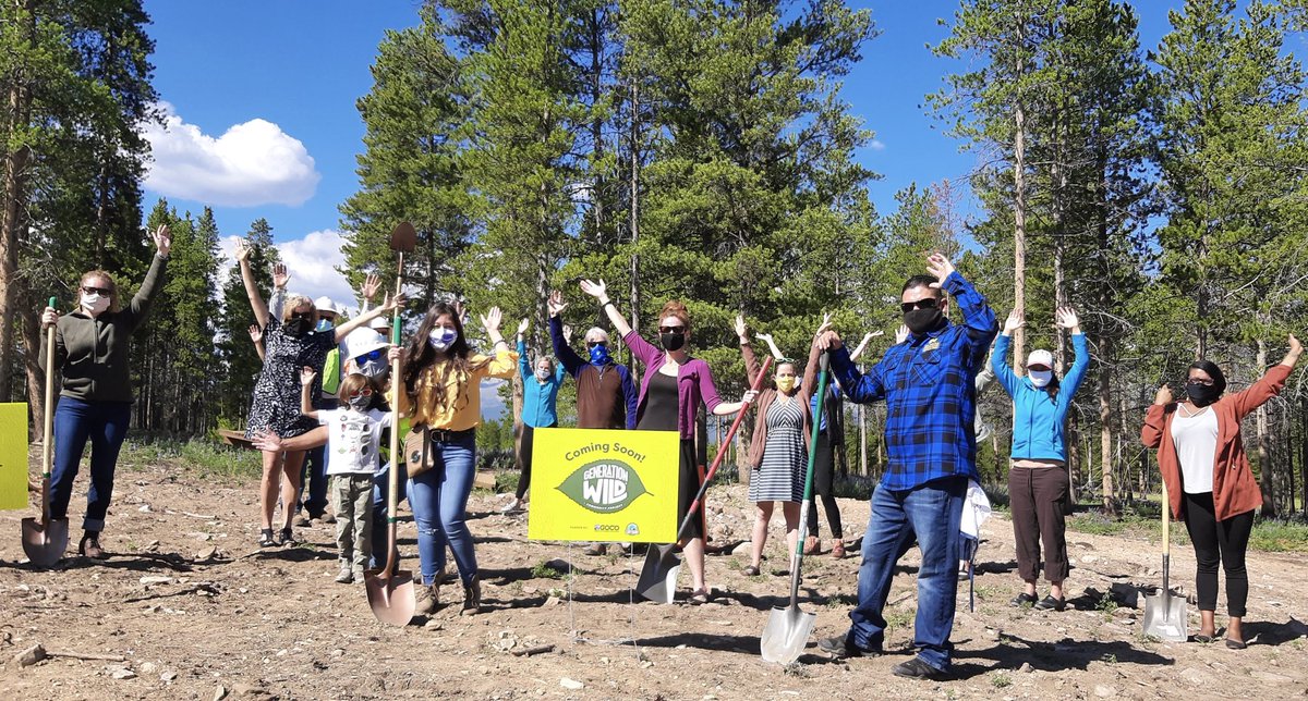 CarrieBHauser's tweet photo. Awesome groundbreaking for the #GetOutdoorsLeadville Gear Library @ColoMtnCollege @CMCLeadville. Thanks @GreatOutdoorsCO and other funding partners for making this collaborative dream come true. #GetOutside #GenWild #WhereDoYouGOCO #AdventureCollege https://t.co/v5jOyY5sqa