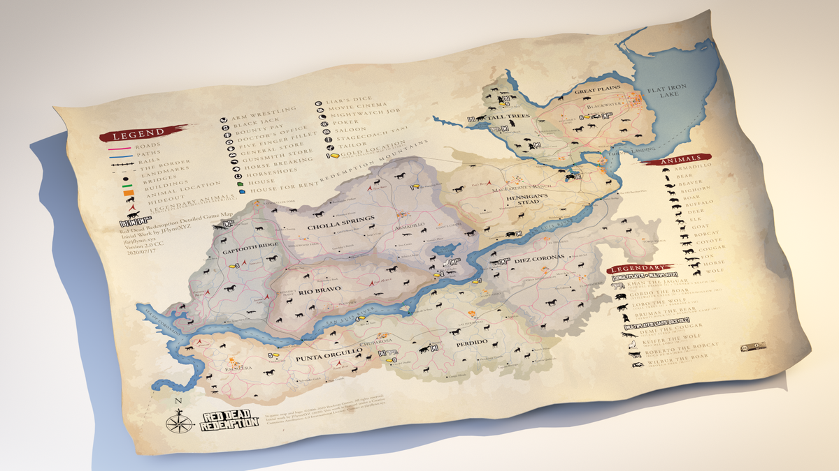 JFlynnXYZ's tweet photo. 10 years ago I created a fan-made, detailed RDR1 map because I loved the game. After getting requests for the source files a few times over the years I've decided to polish it up and make it CC BY 4.0 so you can do what you like with it! Enjoy! https://t.co/3tBeHyCd5b https://t.co/zqCpADCQdj