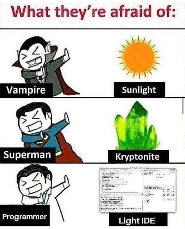 iphonegalaxymd's tweet photo. No. Nop. Noppeee.⠀

#ProgrammerHumor #Programmer #Developer #coding #ProgrammerLife #highprogrammer #development #ProgrammingFun #ProgrammingJokes #backend #frontend #software #ComputerScience #github #android #Linux #Ubuntu #WebDevelopment #Java #MachineLearning #JavaScript https://t.co/WC8pqY2Iza