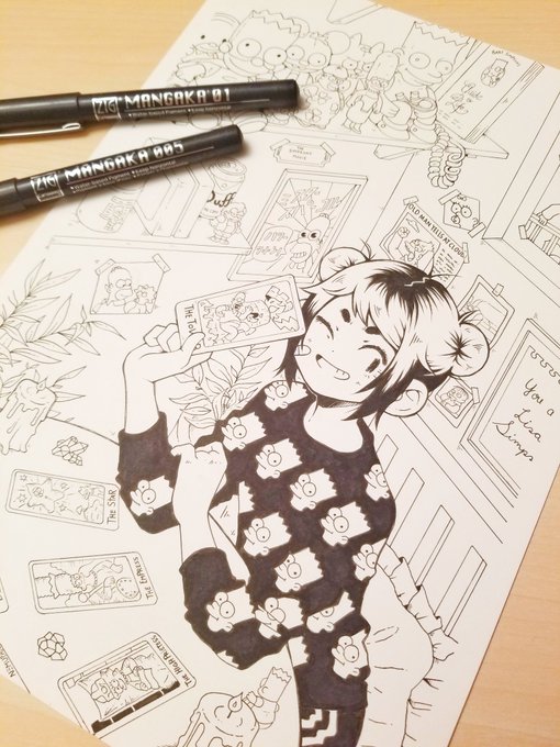 Thank you so so much for all the love yesterday! This drawing was one of the most detailed and time consuming pieces I've ever done (plus all inks were done by hand). I'm really happy you liked it and shared it ??????????? 