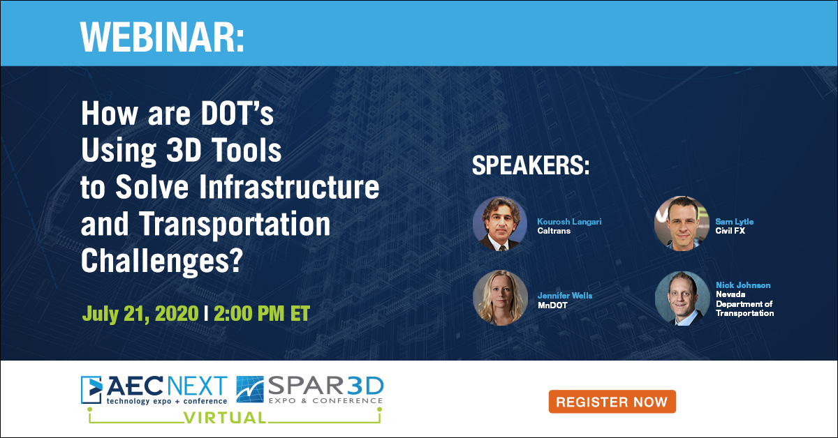 Join us TOMORROW for a free webinar offered as part of the AEC/SPAR Virtual Series! Register Now: bit.ly/32GPsOf