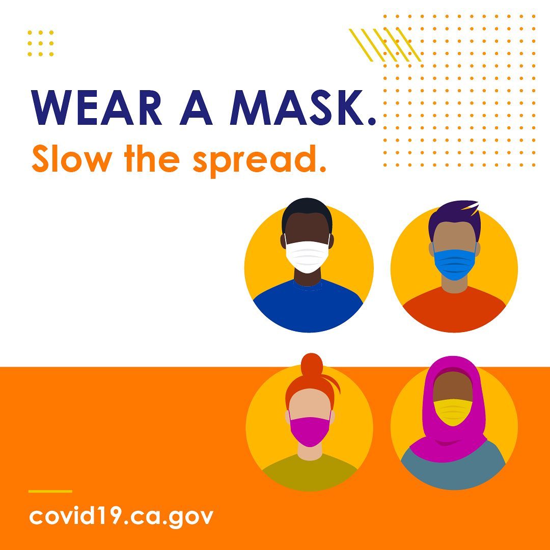 CAPublicHealth's tweet image. What can you do today to prevent the spread of #COVID19? 

🏡 Stay home if you're not feeling well
🧼 Wash hands often
😷 Wear a face covering when you're unable to physically distance
🧽 Clean objects/surfaces
🤳 Check on family/friends digitally

Your action saves lives.