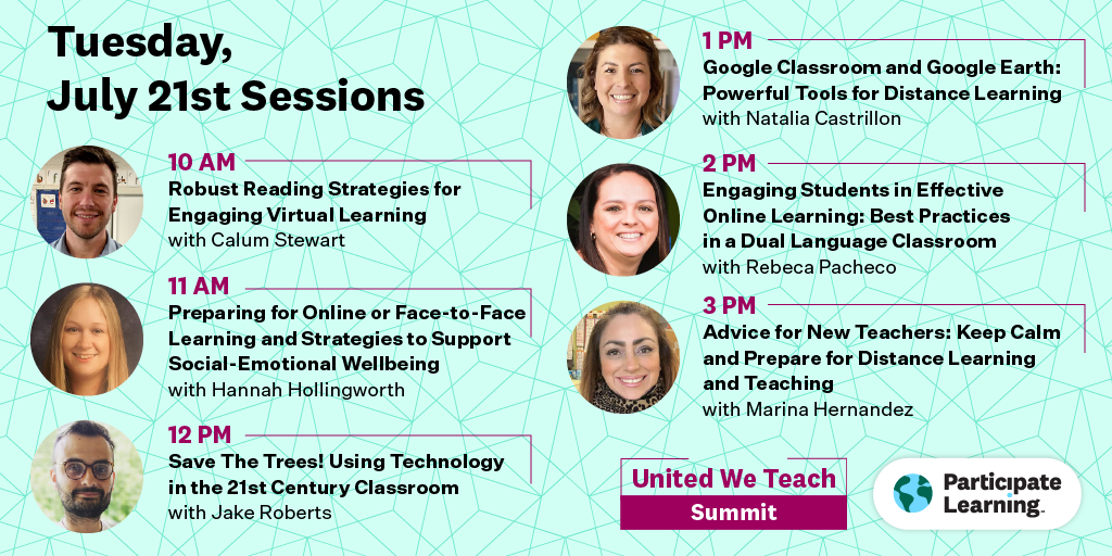 Anamaria_Knight's tweet photo. Day 1 of the #UnitedWeTeach Virtual Summit brought hundreds of Ts from all over the world who shared about digital and global learning. Looking forward to day 2, and we hope you can join us for these timely discussions! https://t.co/tW7pKl97gj #unitingourworld @ParticipateLrng https://t.co/iDOHajbjR9