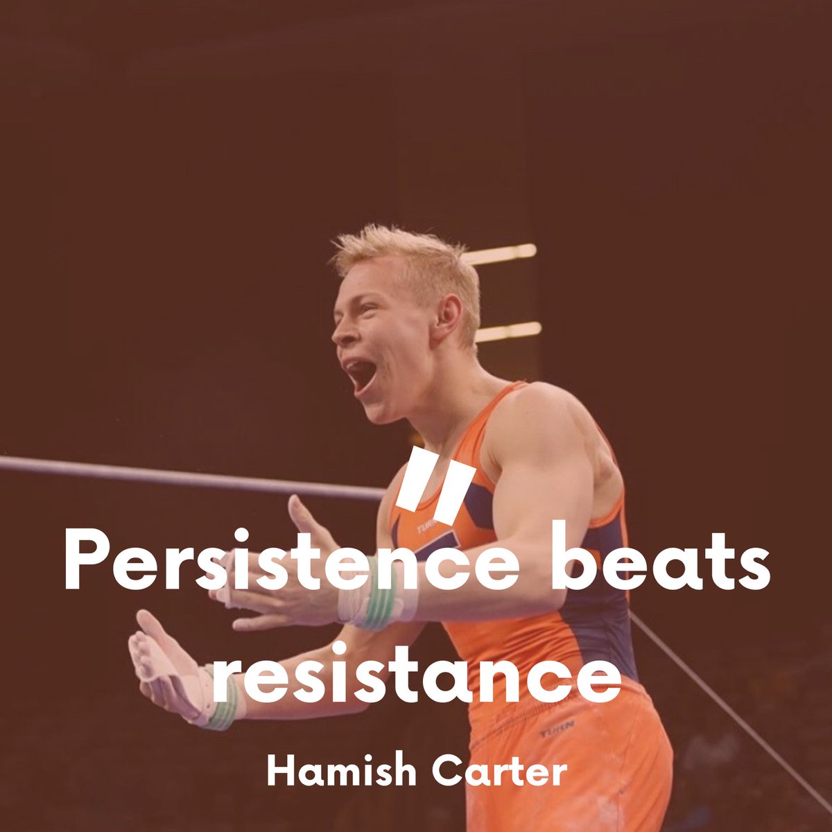 “Persistence beats resistance” - Hamish Carter
Hamish is a extremely successful gymnast from GBR and now competing in the college system out in the USA, we look forward to seeing him compete again #gymnasticsgenius #HamishCarter <a href="/HamishCarter1/">Hamish Carter</a>