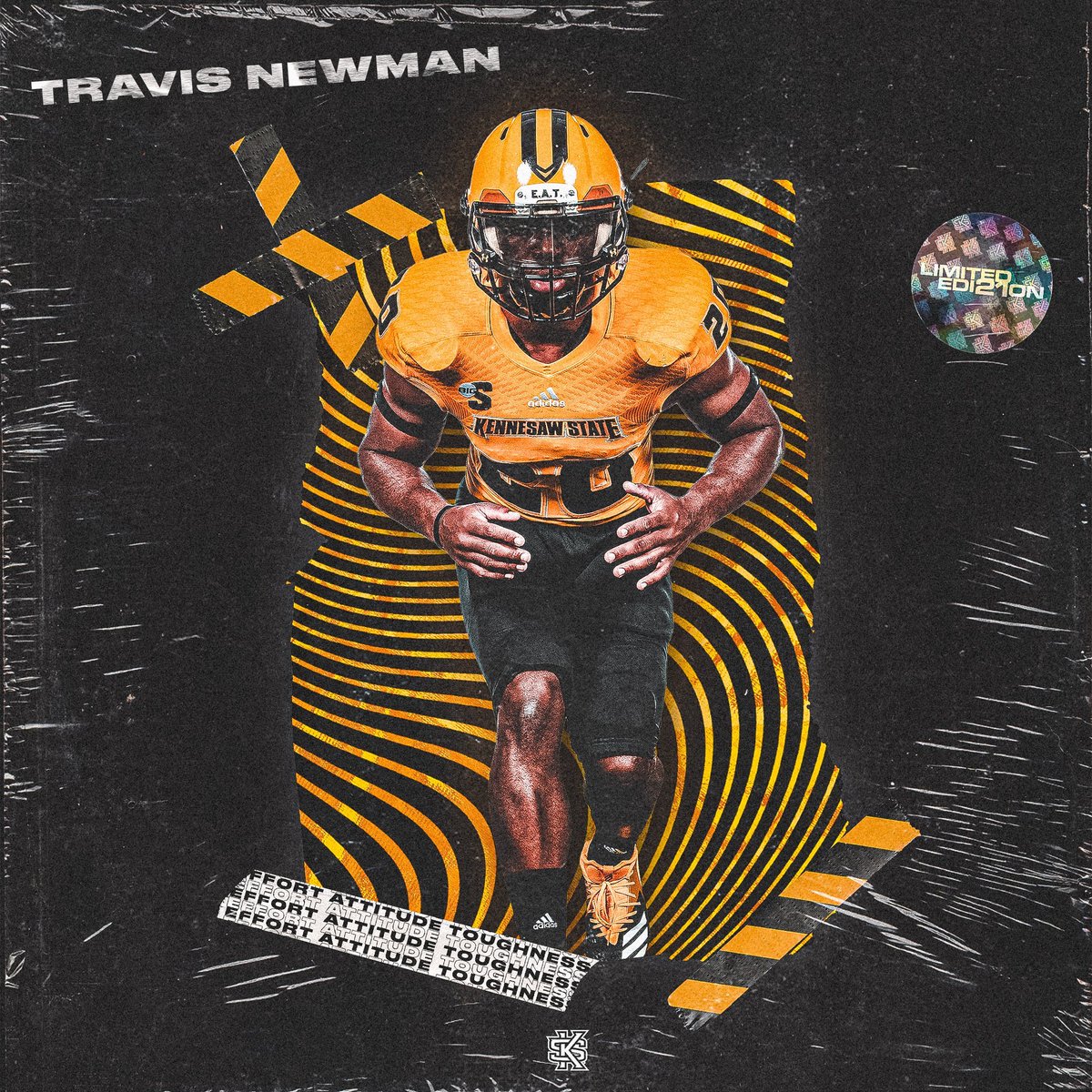 TNewman5454's tweet photo. Kennesaw Stateshowing some love! ⚫️🟡 #LIMITEDI21ON #EAT @WLHSWildcatsFB https://t.co/IeGZSCffnz