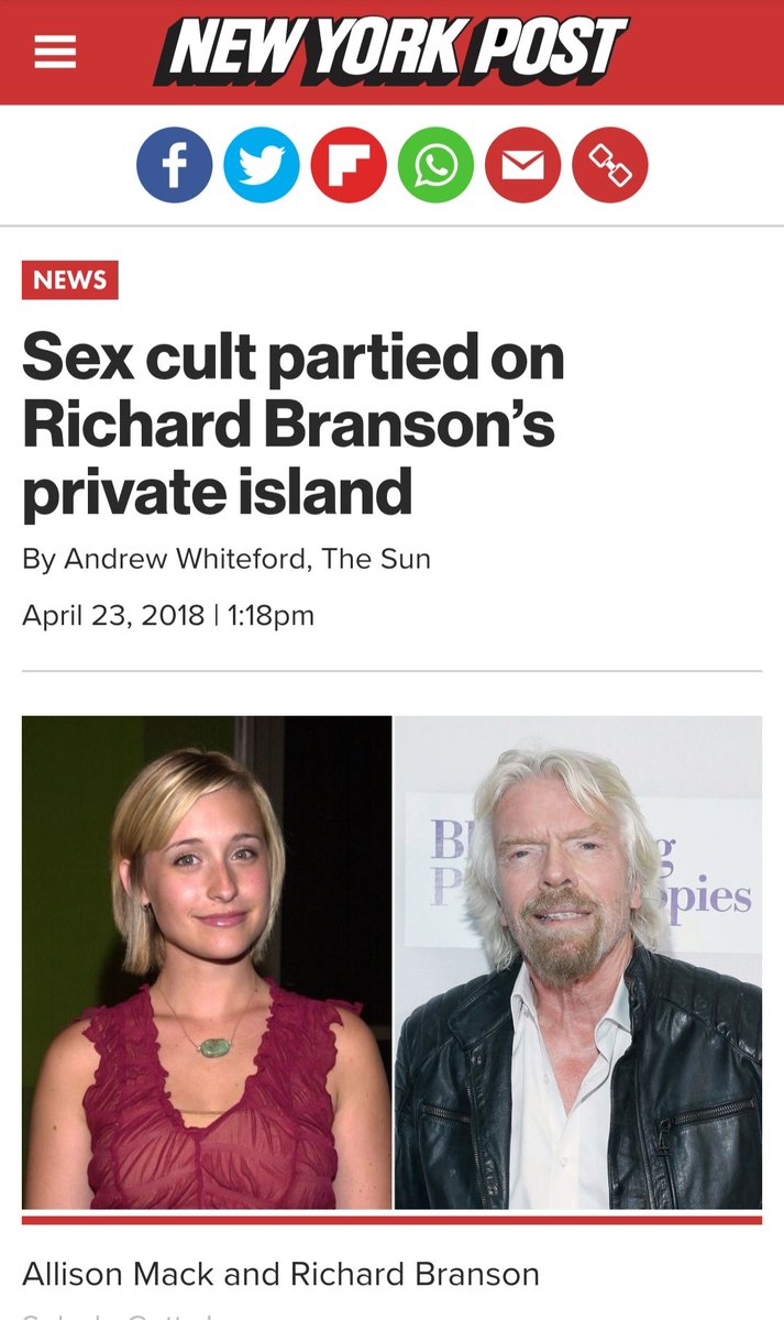 24) Now factor in Richard Branson and his connections to NXIVM.