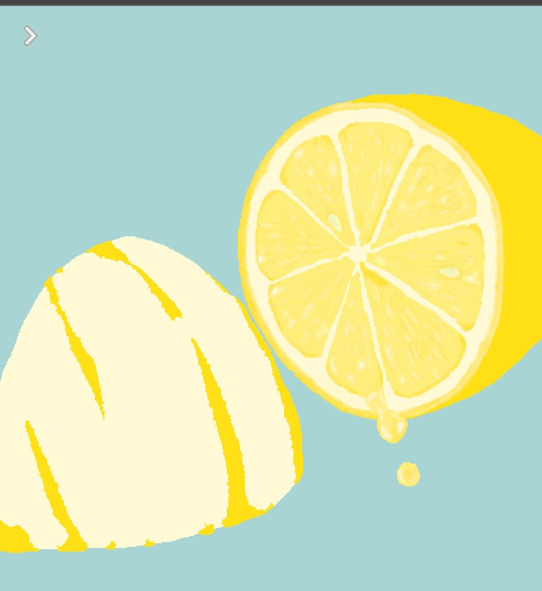 ないものねだり カワスタ3部7 14 7 出展 進捗 レモンの皮に一旦凹凸をつけてみたりもしたのですが 今回のコンセプトはリアルさではないことを思い出したので無しになりました 今は背景の色で迷ってます 林檎verと同じにするか果物ごとに変えていくか