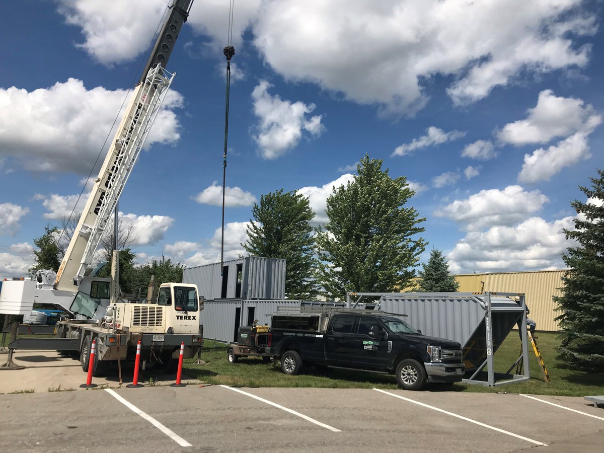 We are excited to show you images from today’s delivery of our new Live-Fire Training Facility. This multiple container-based burn structure will allow WFD firefighters conduct in-house training of real ﬁre scenarios. Stay tuned for more photos in the upcoming days.