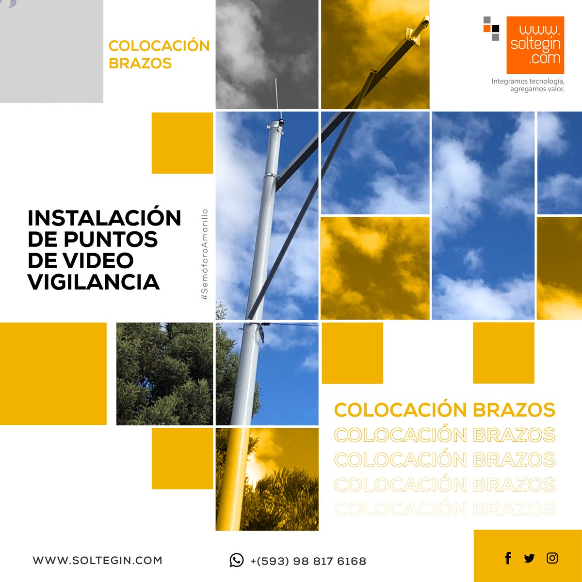 soltegin's tweet photo. #SemáforoAmarillo | Adaptamos nuestro equipo y mano de obra a sus necesidades, planificamos, diseñamos e implementamos proyectos a medida. 📚👷👍 
.
.
DIRECCIÓN: Av. Francisco de Orellana E2-30  y Av. 10 de Agosto
CONTÁCTANOS:
🌐 https://t.co/16gEF9xsIB
📲 09 88176168 https://t.co/jHFaImhRwJ