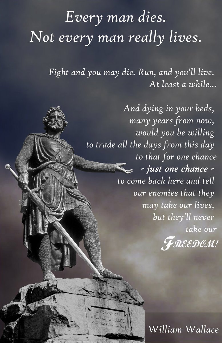 4/In that vein ... BRAVEHEARTCoincidence or Destiny? Who IS William Wallace? Life imitating Art?Or Did  #Pedowood have their next target lined up; think Wallace's betrayal and subsequent gory execution?Maybe so, but he outlived itHow vindicated Braveheart must be now