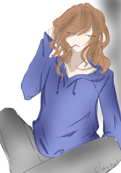 Clay0m0's tweet photo. G「…着やすい服ねこれ。」 https://t.co/weiQU9p8Gz