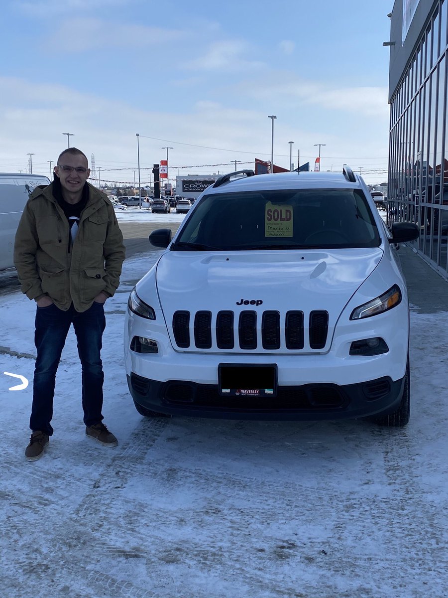 WaverleyMits's tweet photo. Thank you Mario for joining our Waverley Mitsubishi family! Congratulations on your 2017 Jeep Cherokee. Wishing you the best, Waverley Mitsubishi and Adam McDonald😃 https://t.co/ESQBtT6rfR