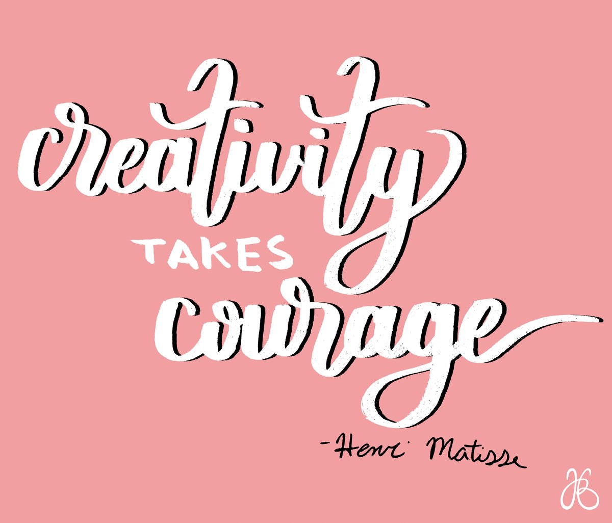 'Creativity takes courage.'
-Henri Matisse✨
.
#calligraphy #quotes #sayings #creativitytakescourage