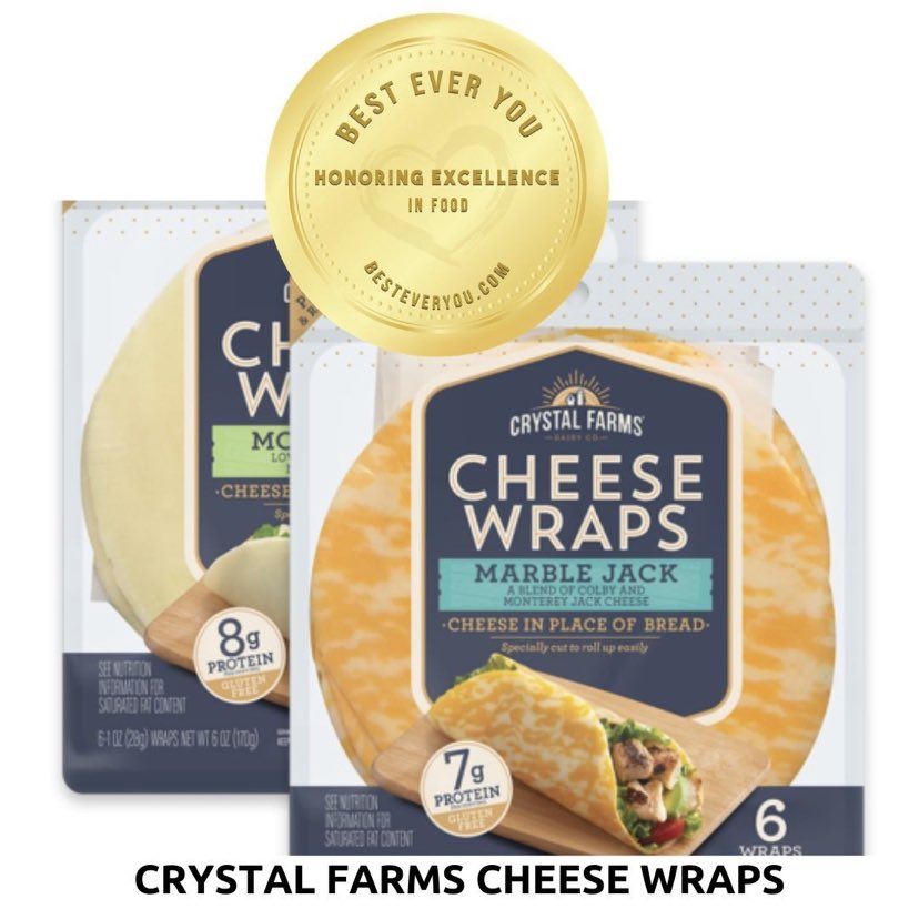 BestYouNetwork's tweet photo. Congratulations @Crystal_Farms! Winner of our Gold Seal of Excellence for their new cheese wraps! Yum! https://t.co/ibEUYrOpAs
#cheesewraps #crystalfarmscheese #besteveryou #besteveryouawards #glutenfree https://t.co/UprmmQBkMZ