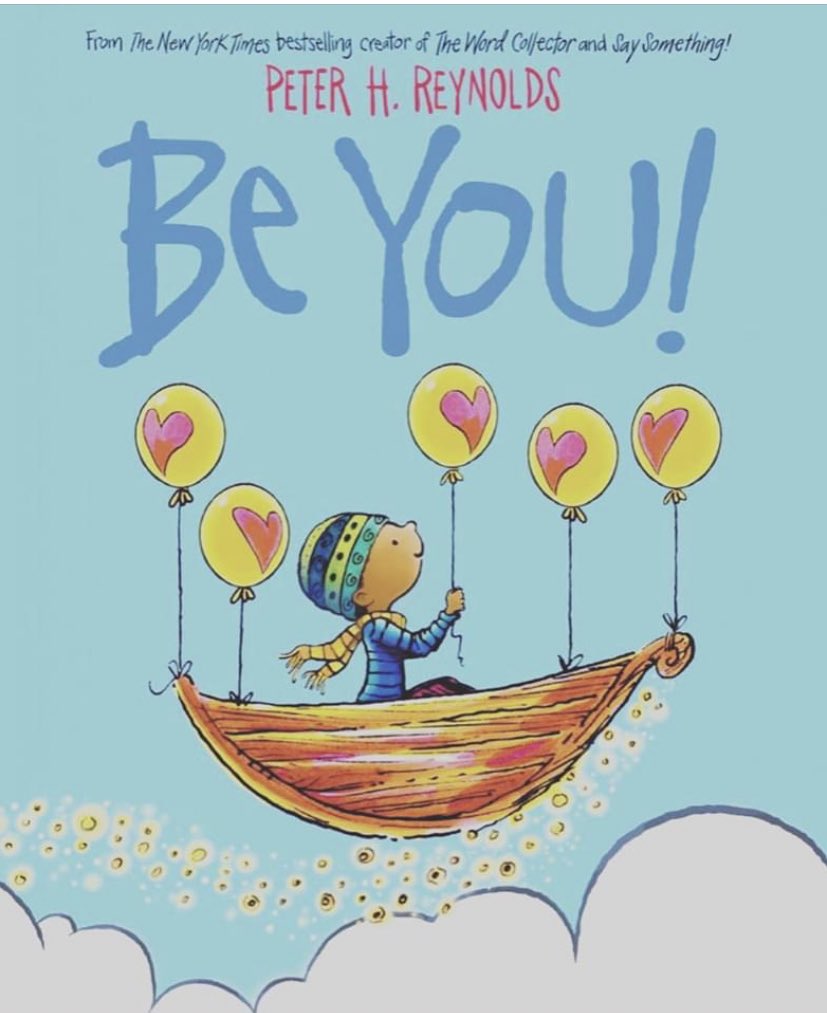 missyfanshaw's tweet photo. Book of the Day!💕🎈 Be brave and adventurous, but most importantly..... Be You! 👦🏻👦🏾👩🏻👩🏾#embraceindividuality @BCPS_ELA #readthroughsummer📚 📖 https://t.co/3U69sDt4SE