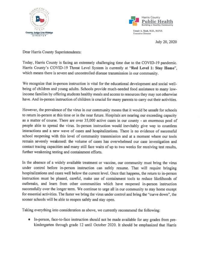 Office of Judge Lina Hidalgo tweet media