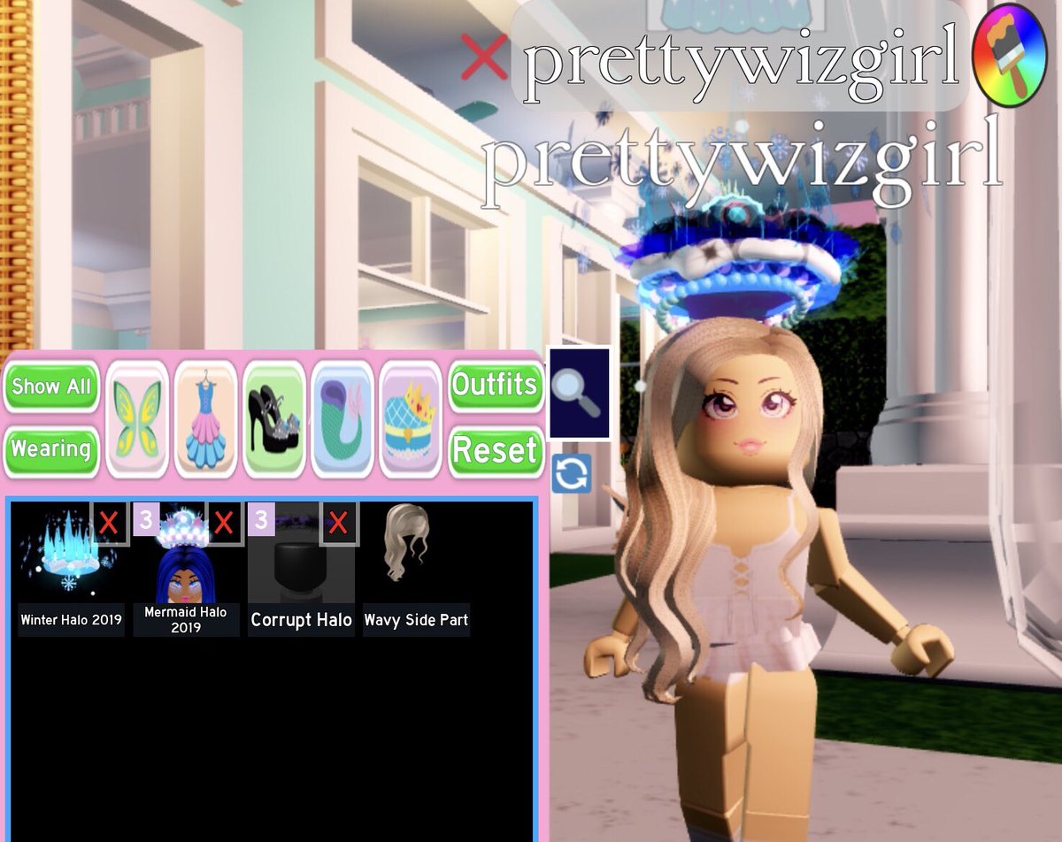 prettywizgirl's tweet photo. royale high giveaway 😄

3 winners!

1st place: new winter 2019 halo
2nd place: mermaid halo 2019 halo
3rd place: corrupt halo

to enter
1. follow me
2. retweet with #Royalehighgivaway
3. like
4. comment done

#royalehigh #royalehightrades #royalehighhalos #royalehighhalogiveaway https://t.co/94OuLGZA21