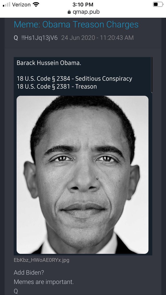 Here are the images from Q drops 4508 & 4512.  #Qanon post 4508: /read/4508Q post 4512: /read/4512Check the dates on both drops & tweets. Q says everything has meaning. This is definitely not consistent w his style.  #WWG1WGA  #ObamaBidenGate  #Qdrop