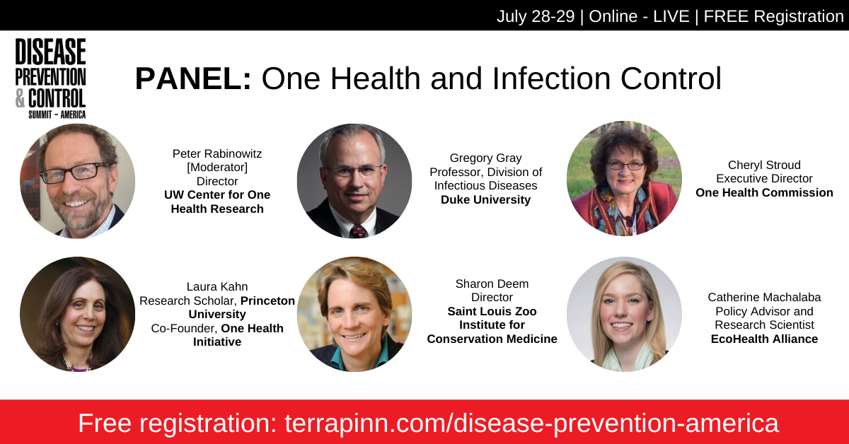 OneHealthCom's tweet photo. FREE online Conference
No More Pandemics: Disease Prevention and Control Summit-Americas
Jul 28-29, 2020
https://t.co/9iLA2ZUVda
One Health Panel - Tuesday, July 28, 10:00 am Eastern
https://t.co/SE6fQqXnYd https://t.co/gh6bUbjxf5