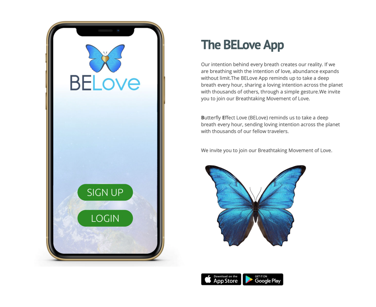 johnwayneio's tweet photo. Hey friends.

I'm part of a non-profit team that has built a mobile app called BELove. It brings people together in a one-minute meditation of loving intention by breathing at the top of every hour. This is a tool that can help the world right now. https://t.co/WEx27boOow https://t.co/kH3vITOtJ4
