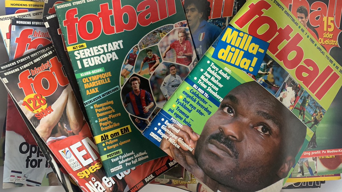 fotball_spill's tweet photo. 90-tallets ledende fotballmagasin for alle som løste lisens 🤩

@RetroSportNorge 

#fullthus https://t.co/MlEF2bAXL5