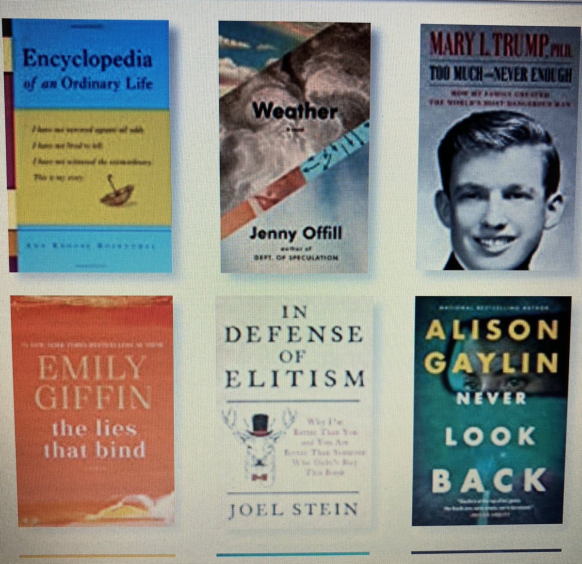 holtelageorge's tweet photo. Here’s what I’ve read over the past six weeks. I miss talking to students about books. #goodreadsismyfavesocialmedia https://t.co/o39jkfB6cW