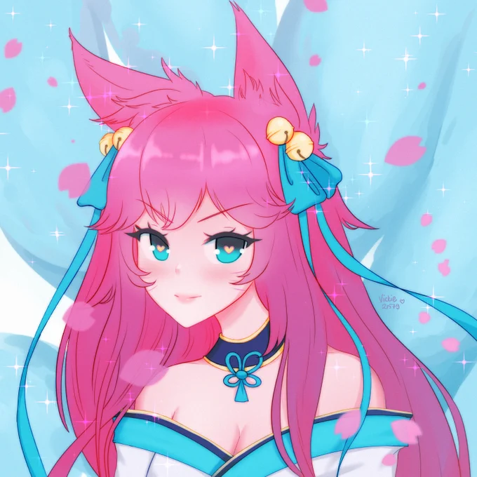 Spirit Blossom Ahri #ArtofLegends #LeagueOfLegends 