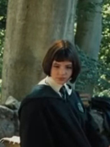 slythpotterhead's tweet photo. Pansy's scenes in the movies are like a minute combined. She was a badass and that's unfair.
Actress : Genevieve Gaunt https://t.co/UWwBDf6HJt