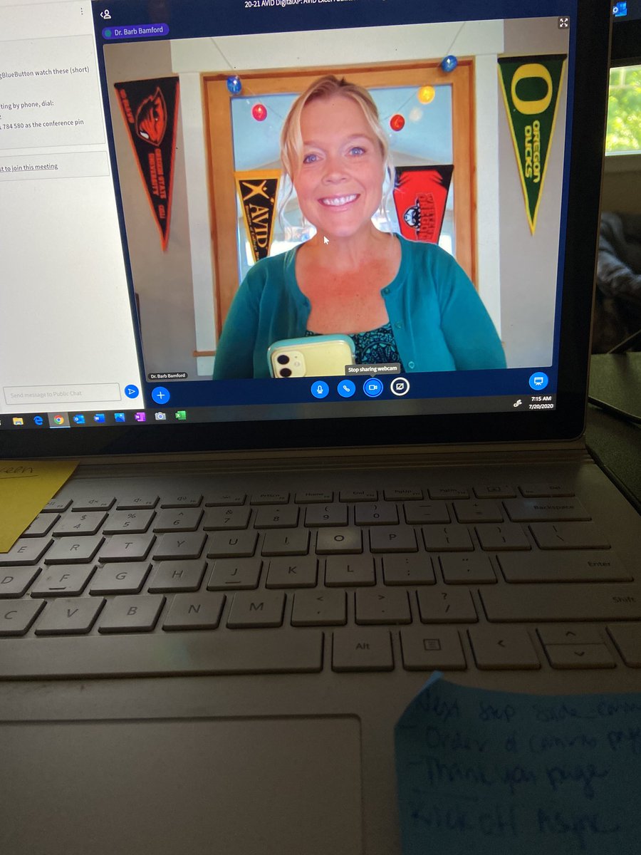 SalemKeizerAVID's tweet photo. Can you build community online?! Yes we can—especially with these learning leaders in #AVIDExcel #AVIDDigitalXP Their 💙💛commitment💙💛 to fully engaging so they can do the same with their students in the fall is aMaZiNg!!! #BetterTogether @AVIDOregon https://t.co/CEtU1LTRBc