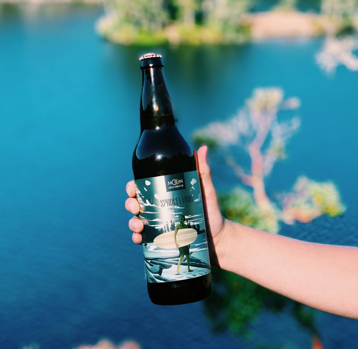 New Release: Sprucey Fruit Spruce Tip Sour. An intensely sour beer w/ a fresh burst of spruce tips hand-picked in Tofino. Resinous aromas of citrus + rosemary shine through the sharp &amp; refreshing lactic acid. 6% ABV. 8 IBU'S.
Hitting liquor stores Wed July 22nd or at the Pub!