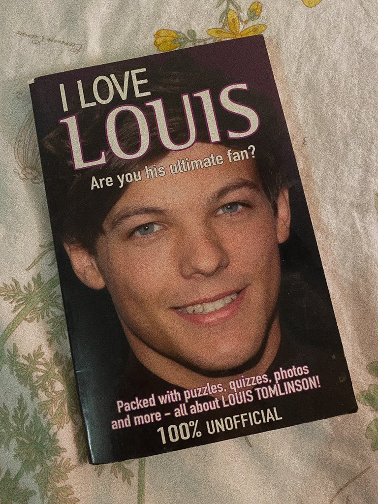 ‘I love Louis’ a book about our angel Louis (: , from virgin megastore