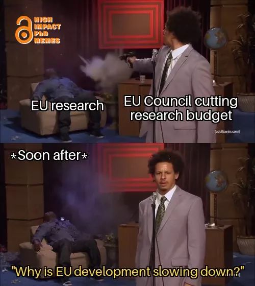 Dicasivi's tweet photo. Yes it's a meme. A sad meme that shouldn't exist.

@ERC_Research @EU_Commission
@EU_ScienceHub @EUScienceInnov @ResearchEurope @EU_ENV @EUClimateAction @EUEnvironment @EUAgri https://t.co/TVqHEE5q5s