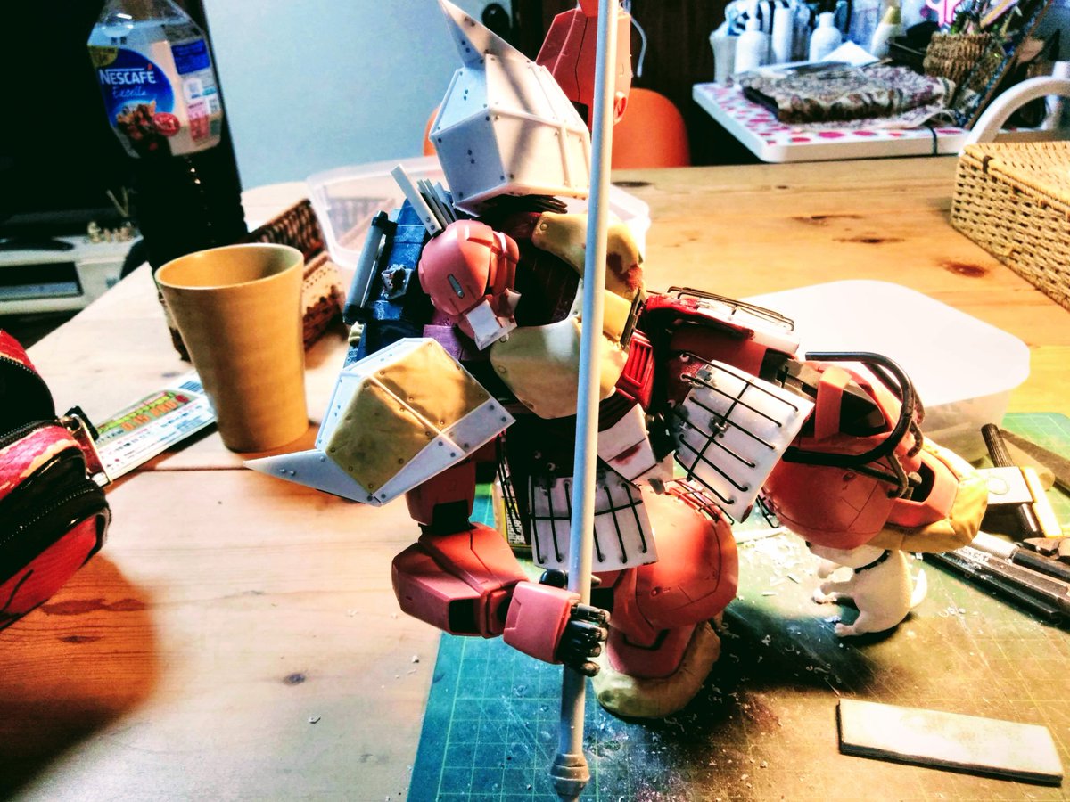 joukoko4's tweet photo. #制作過程の写真だけで興味を持ってくれる方へ届け

おはよぉございます（−＿ー。

きょーも。ご安全に（−＿ー。 https://t.co/1jOBatFmfw