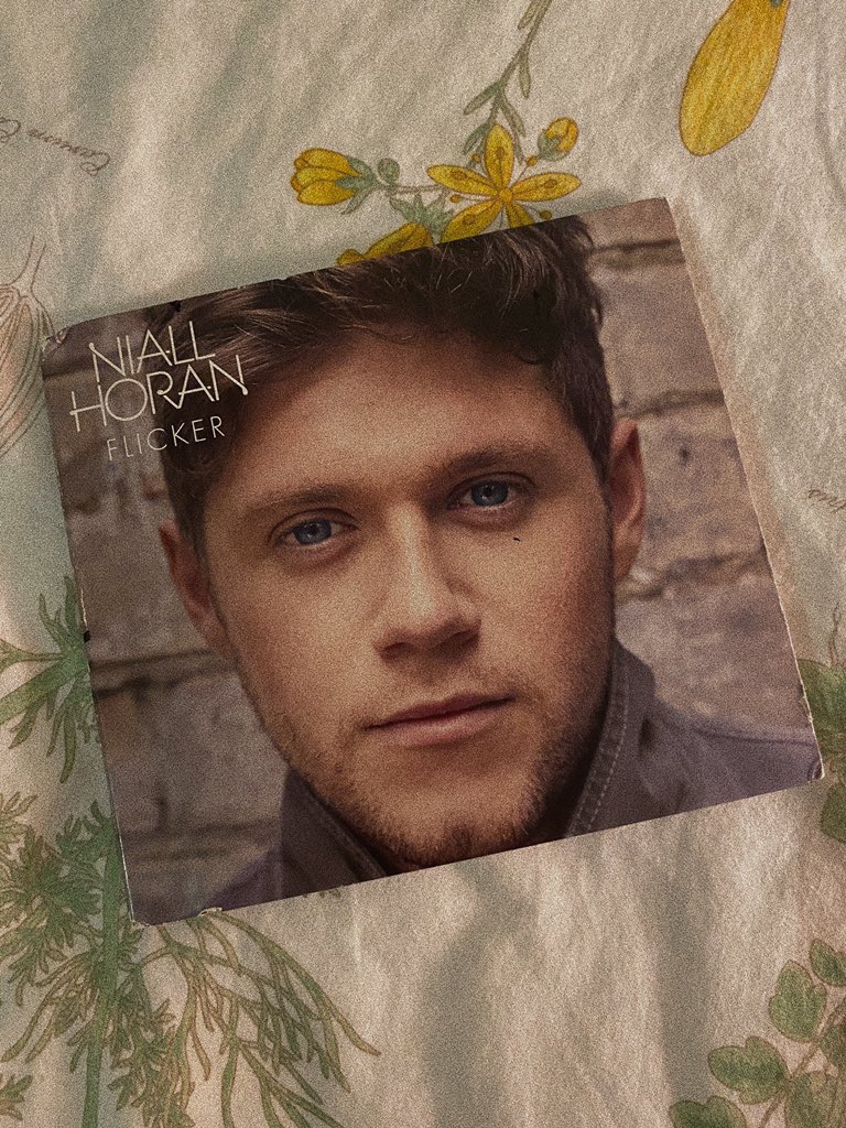 ‘Flicker’ niall’s first album, look how pretty he looks , from virgin megastore in Dubai, UAE