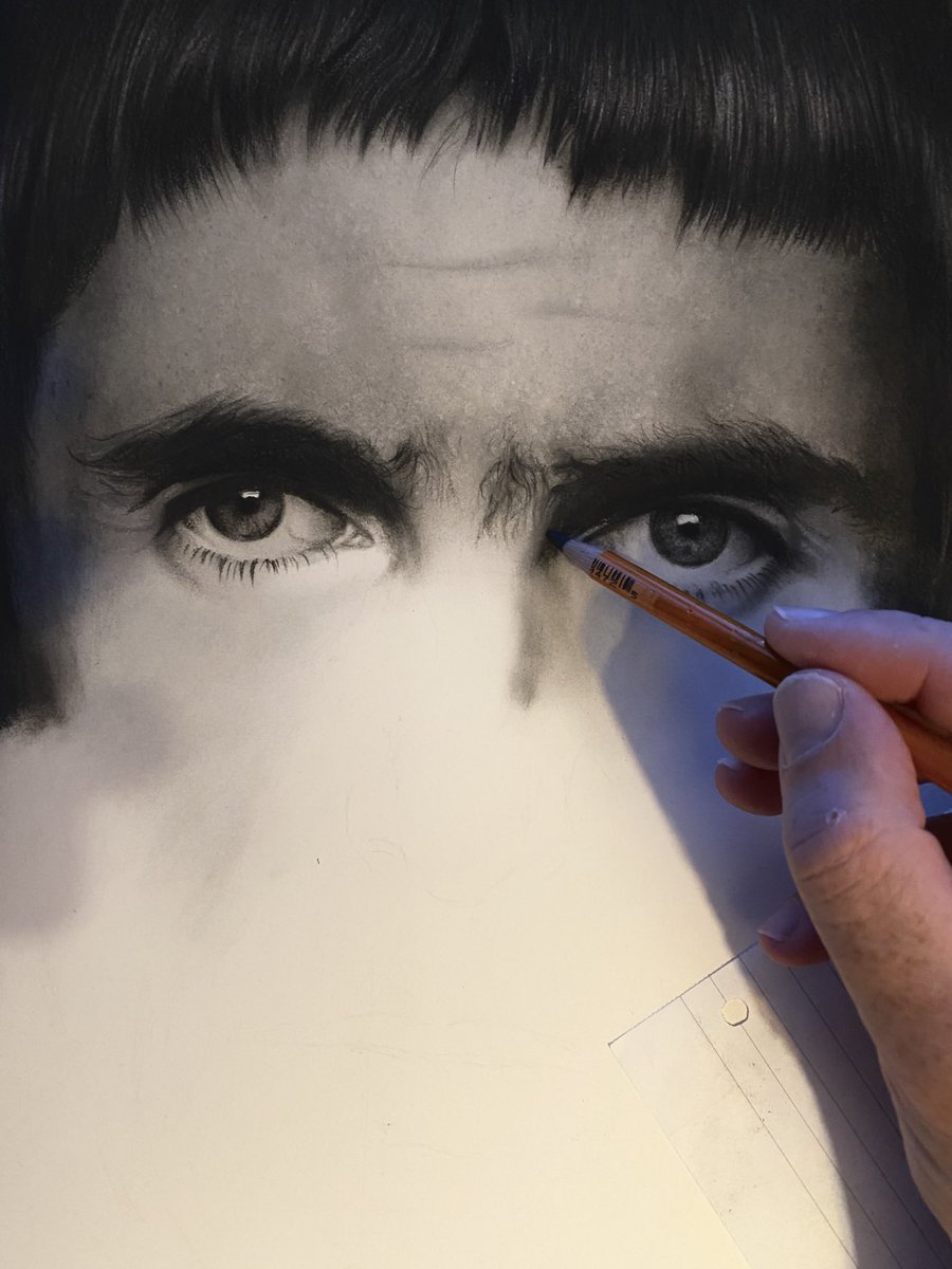 chrisfitzart's tweet photo. Pencil drawing in progress of @liamgallagher 
Check out my drawings in https://t.co/kw0j87XcA6 https://t.co/JdTAtWC8Jq