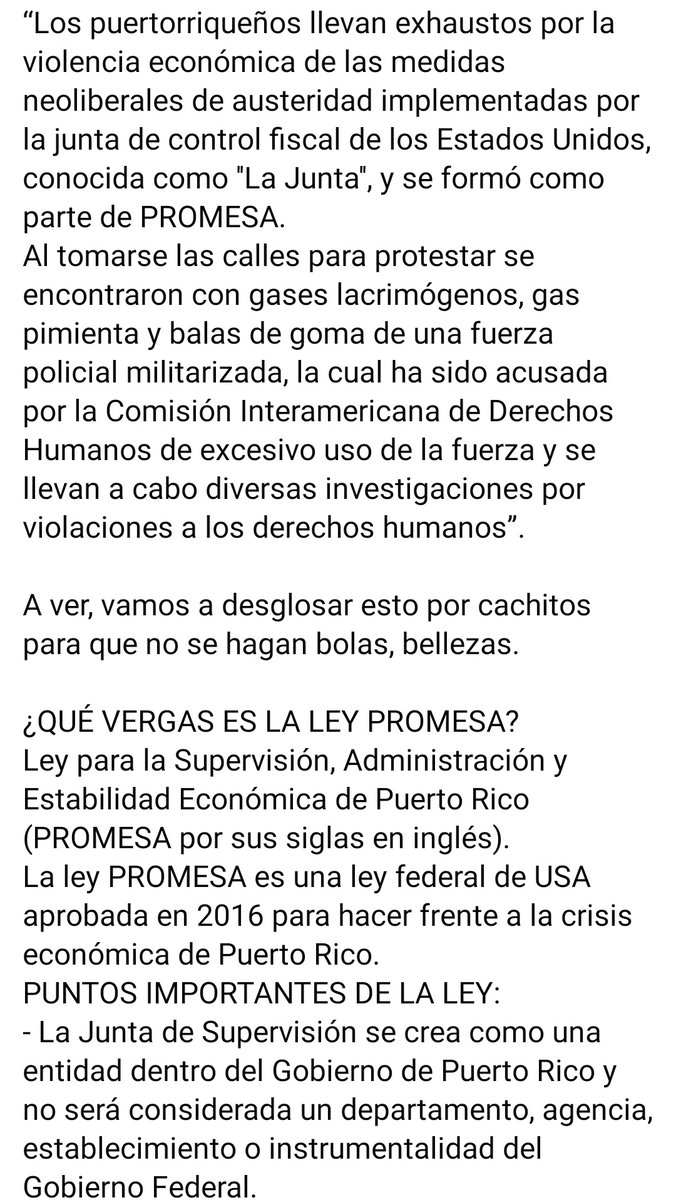 Aqui el thread sobre PROMESA y la difamación hacia Lin