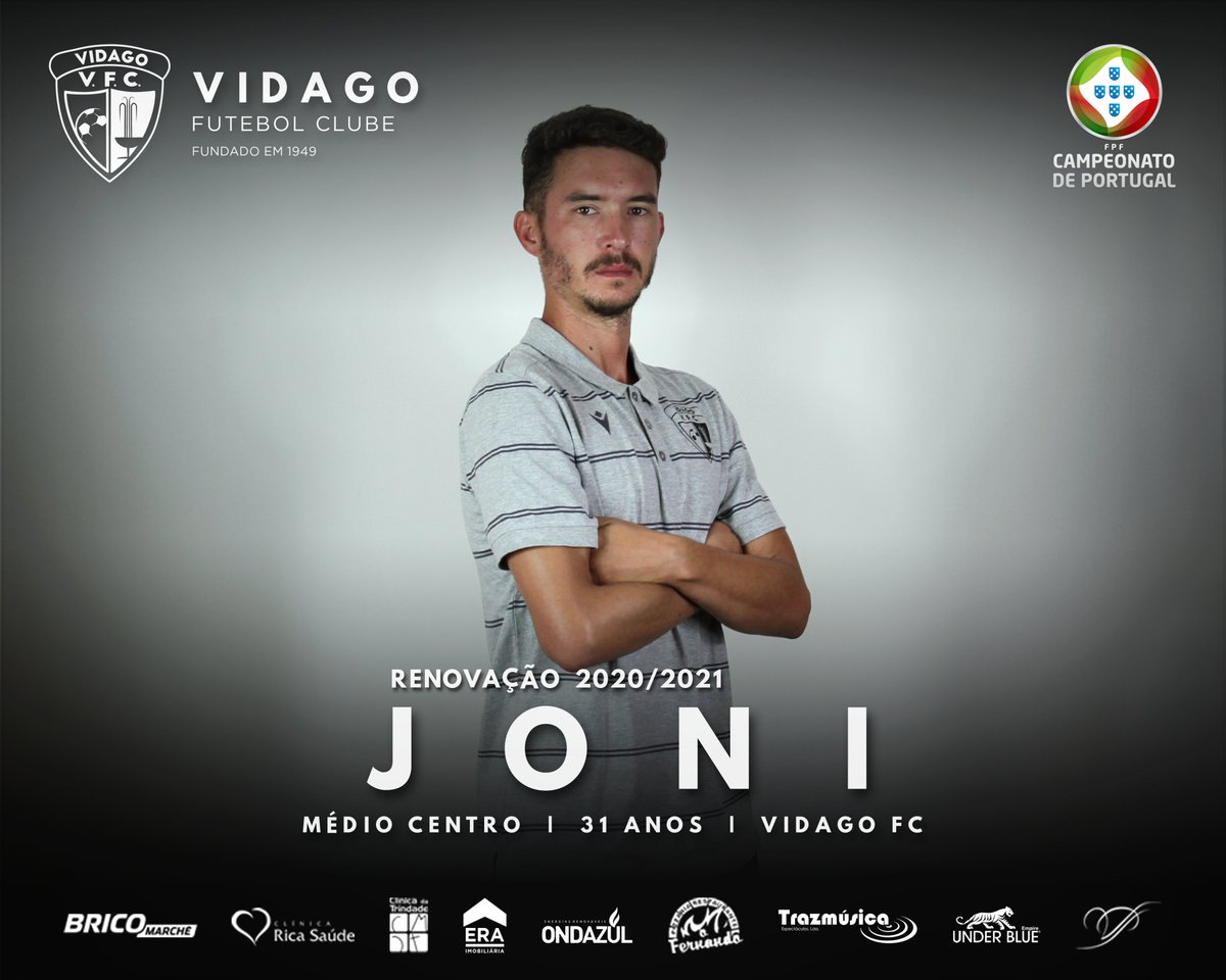vidagofc's tweet photo. ⚽️🔏✍️ O Vidago FC anuncia a #renovação de Jonathan Fragnoli (Joni) de 31 anos!
#vidago #vidagofc #joni #campeonatodeportugal https://t.co/1FQ6rHBDPI