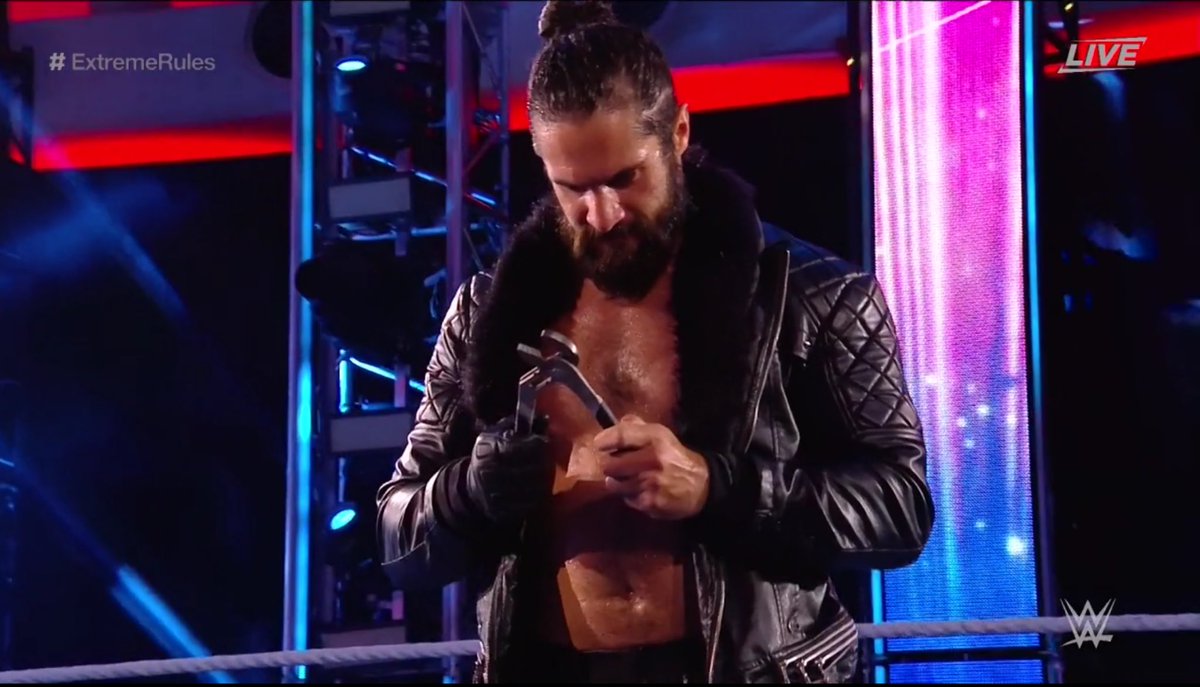 TribalChiefEra's tweet photo. Seth Rollins #ExtemeRules https://t.co/xxxdJk1LBj