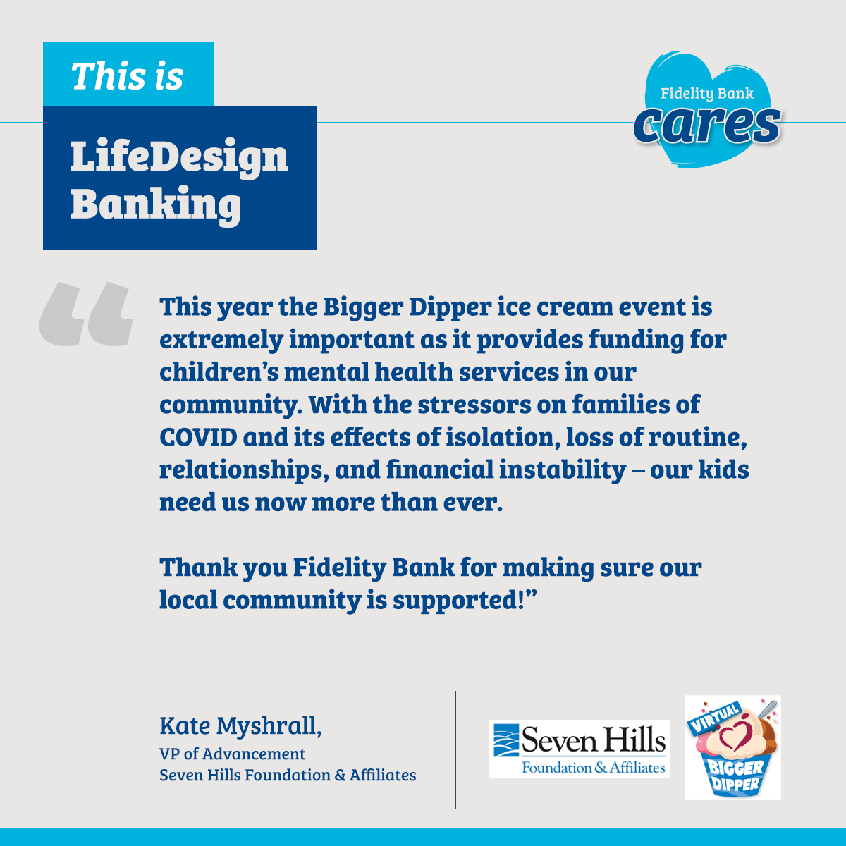 FidelityBankMA's tweet photo. Caring for our Clients, Communities, and Colleagues. Fidelity Bank is focused on supporting our clients and helping our communities recover. This is banking with Clarity and Confidence. 💙 #ThisisLifeDesign #FidelityBankCares @SevenHillsFound https://t.co/cMgGD8BCEC https://t.co/voNORySuvd