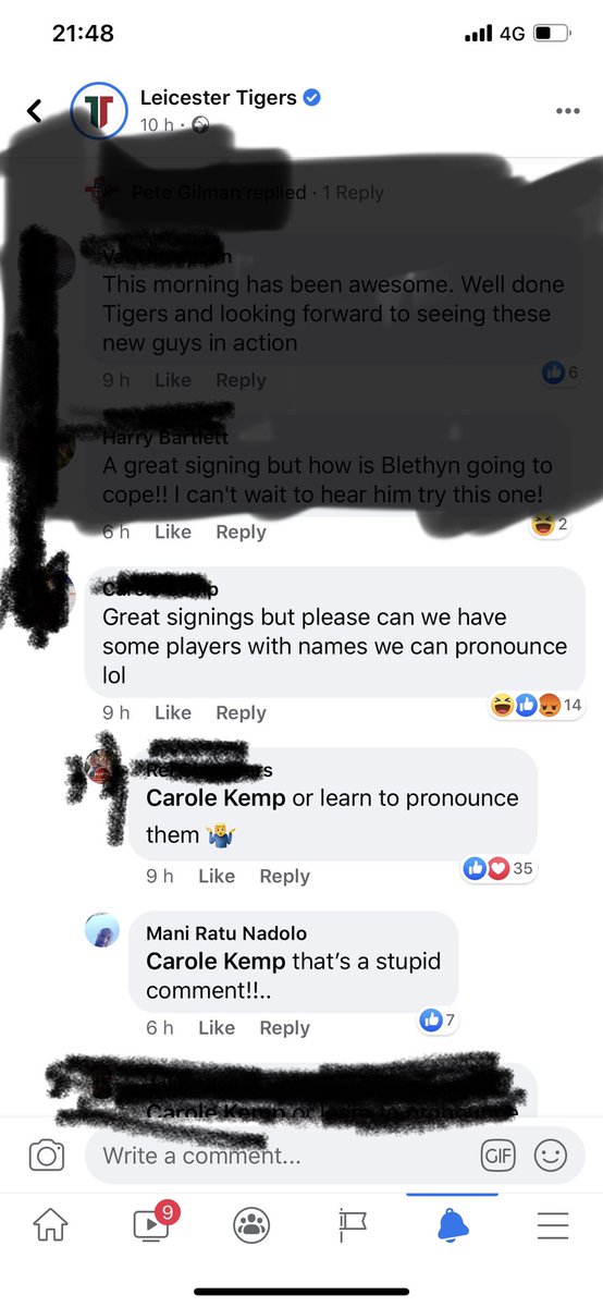 nemani_nadolo's tweet photo. A comment made on the signing of my mate Kini Murimurivalu by one of the supporters.. sorry but I don’t stand for this shit...I’ll let head office know tomorrow to change my name to Bob to make it easier for some!.. oh yeah I bet it was joke to 😑 #casualRasicim https://t.co/SRHAT9NoHB