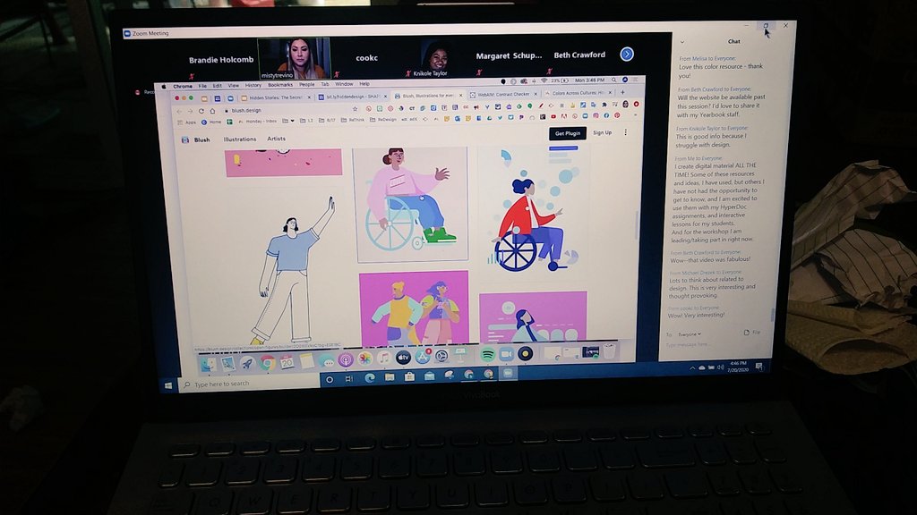 bholcomb_1986's tweet image. Really enjoying this Design Presentation by @TrevinoMisty as part of the #RethinkLearningSummit this afternoon. So many amazing resources and ideas. So excited to make use of them and share them as well!