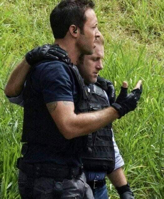 stuff_danny's tweet photo. The handbook of touching. We wrote it. #McDanno #DannyWilliams #SteveMcGarrett https://t.co/ZOY7BLQWpx