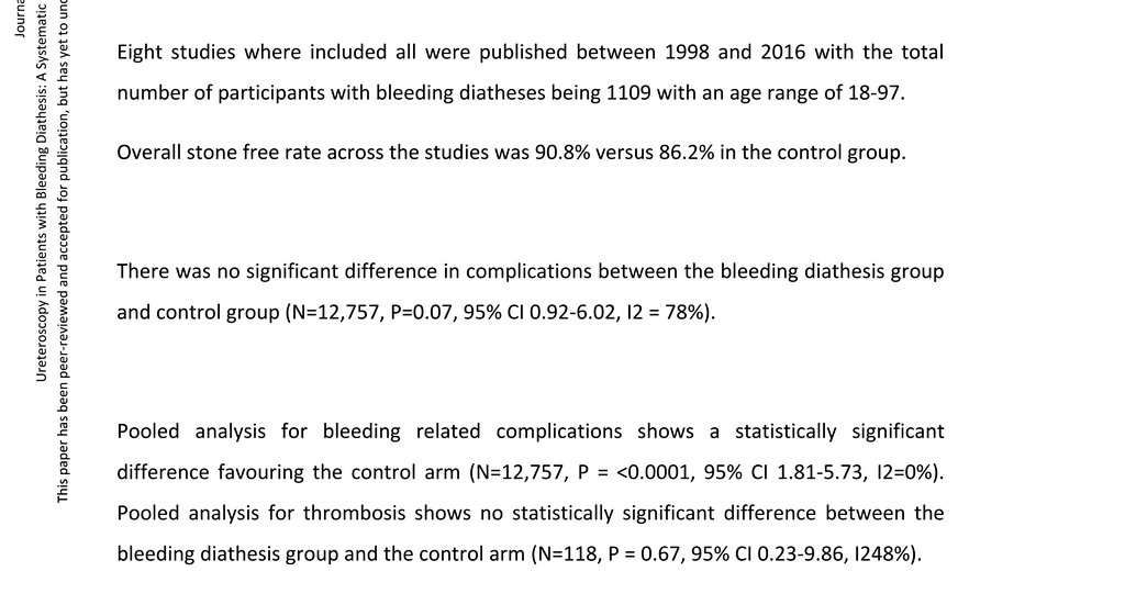 diesantillan's tweet photo. 📢 𝔼𝕏𝕋ℝ𝔸 ❗

📎📸 Systematic Review + Meta Analysis by Alaa Sharaf, Tarik Amer @aboumarzouk @endouro in @JEndourology 2017.

Link 👉 https://t.co/5EMl4GkyRC https://t.co/R6IvdR7CgY