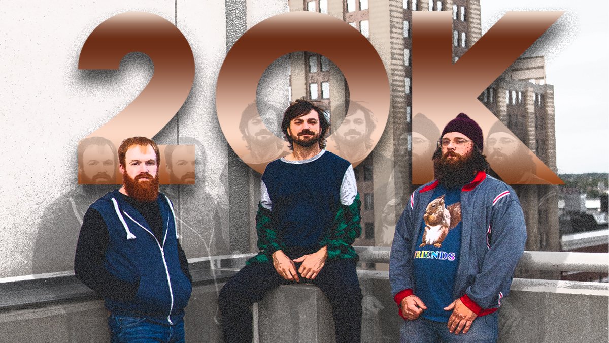 jennsapartment's tweet photo. Over 20,000 streams and counting ❤ We thank everyone so much for sticking with us during this uncertainty. It still leaves us pretty butthurt we can't play any of these hot jams live but one day we'll get back on stage 🙂
📸: Donte Smith 
🎨: @jaymakattack https://t.co/0wsQPQ2sd2