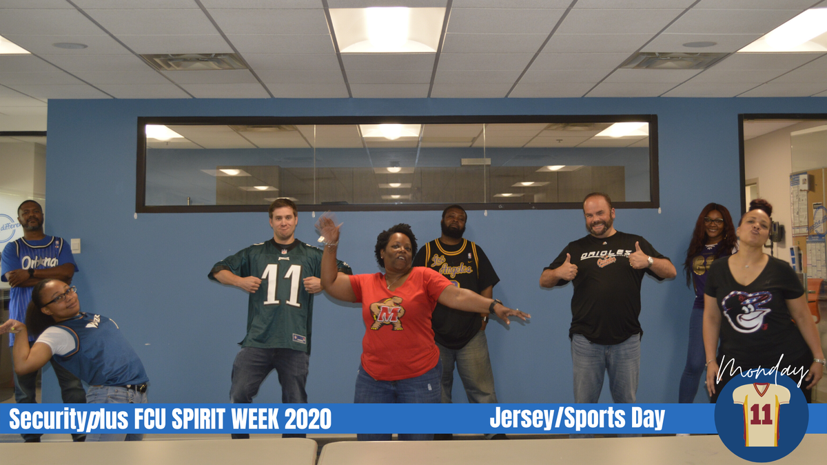 securityplusfcu's tweet photo. Having some socially distant fun this week at @securityplusfcu! 

#SportsDay #SpiritWeek #FinancialFirstResponders #PeopleHelpingPeople #APositiveDifference https://t.co/cLFFu0dxmp