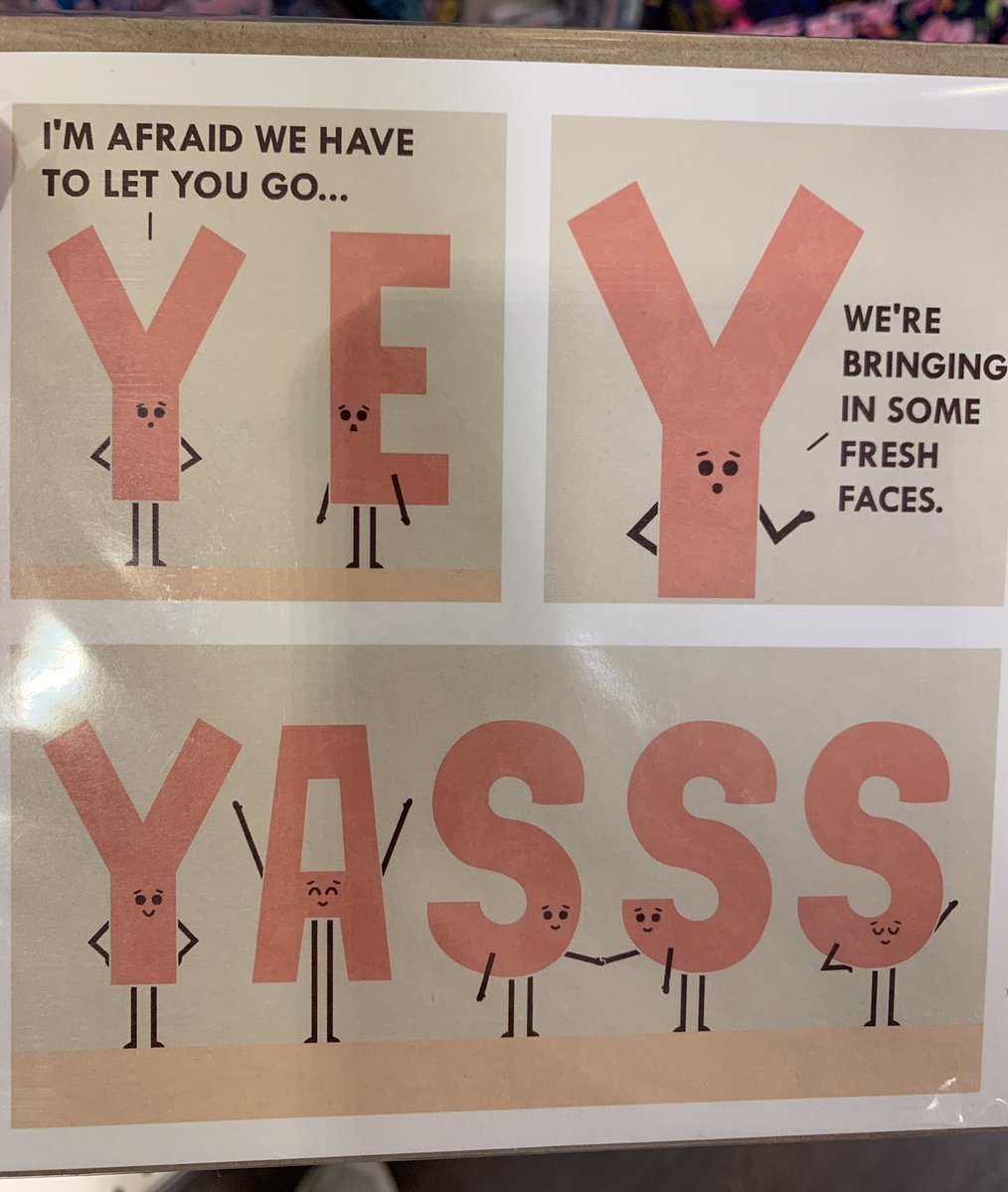 RachelMcTavish's tweet photo. Saw this ‘Sorry you’re leaving us’ card today. Can anyone explain it to me? If a card requires this much thought surely it’s not a good design? Am I being thick? https://t.co/54sAauiQZ3