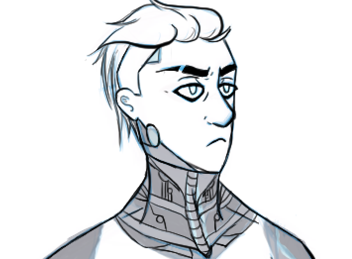PolterZeitz's tweet photo. hi y'all! i'm emory/garrus, i'm 27, and i'm a trans/nonbinary dude and i hope to go to school for animation and character design someday soon! unfortunately i have a tendency to start drawings and never finish them ;n; https://t.co/4Fslkk7dVe